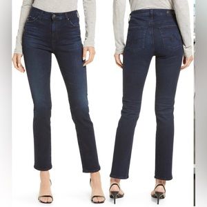 AG Mari Slim High Waist Straight Leg Jeans